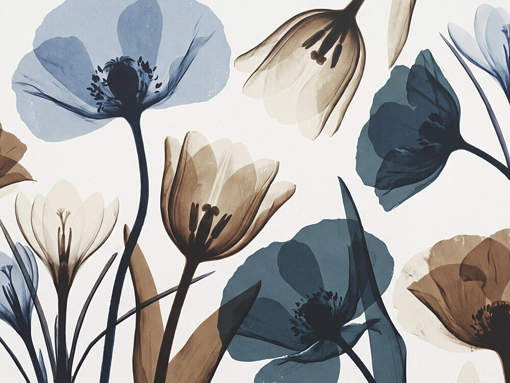 Delicate X-Ray Blooms art print by Andreas Magnusson for $57.95 CAD