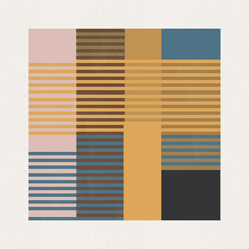 Modern Color Block Grid art print by The Miuus Studio for $57.95 CAD