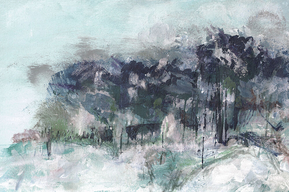 Misty Winter Forest art print by Lori Ann Folz for $57.95 CAD