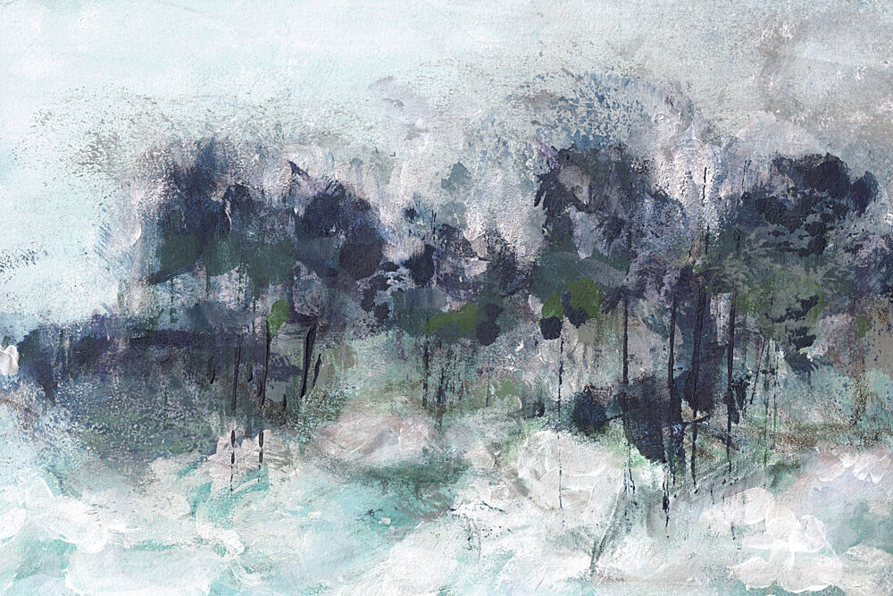 Misty Forest Abstract art print by Lori Ann Folz for $57.95 CAD