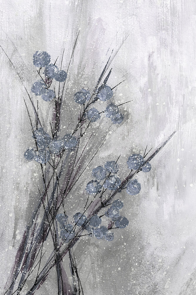 Frosted Blue Branches art print by Lori Ann Folz for $57.95 CAD
