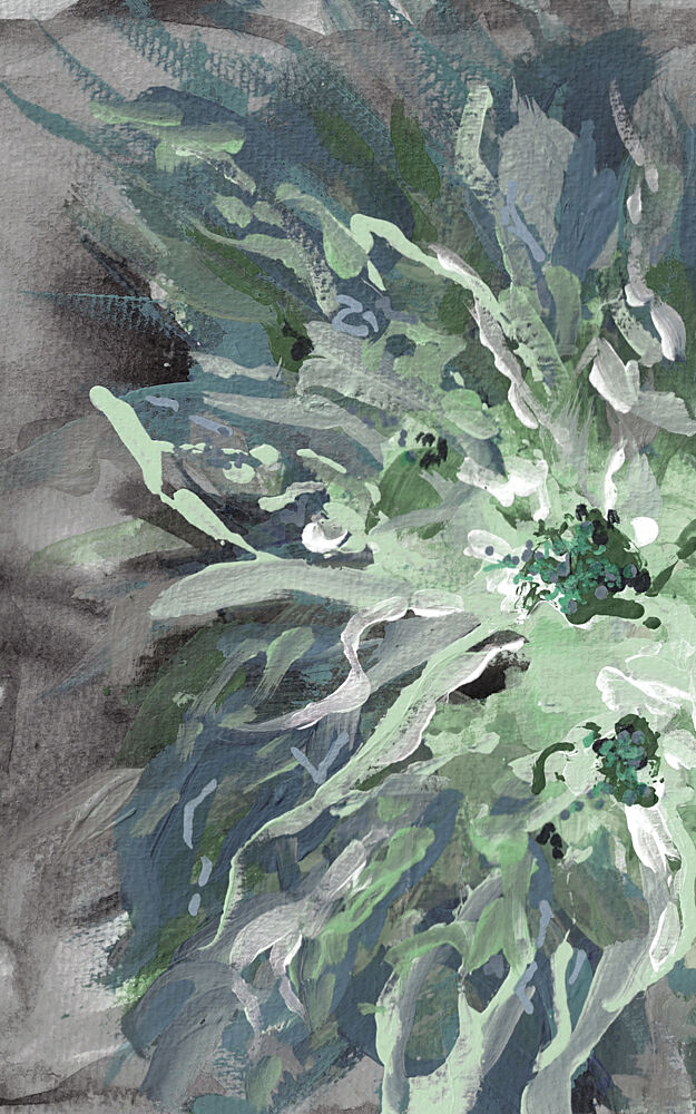 Green Abstract Flora art print by Lori Ann Folz for $57.95 CAD