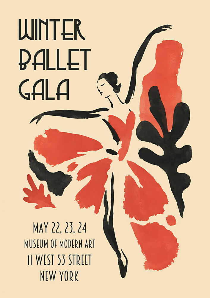 Abstract Ballet Movement art print by Patryk Krygowski for $57.95 CAD