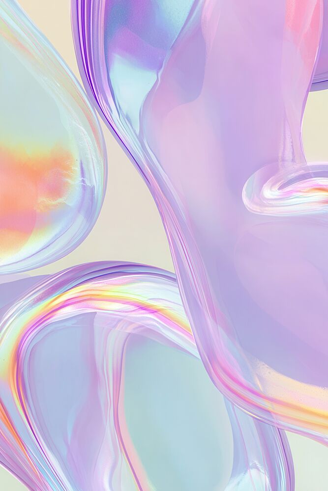 Iridescent Dreamy Flow art print by Melloi Art Prints for $57.95 CAD