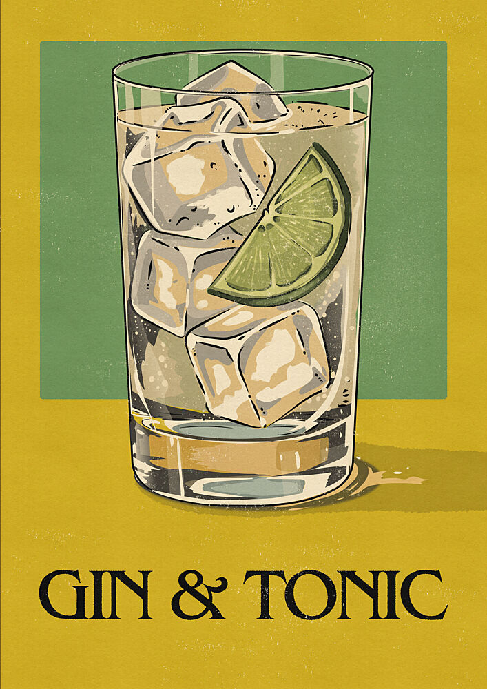 Classic Gin Tonic art print by Nicholas for $57.95 CAD