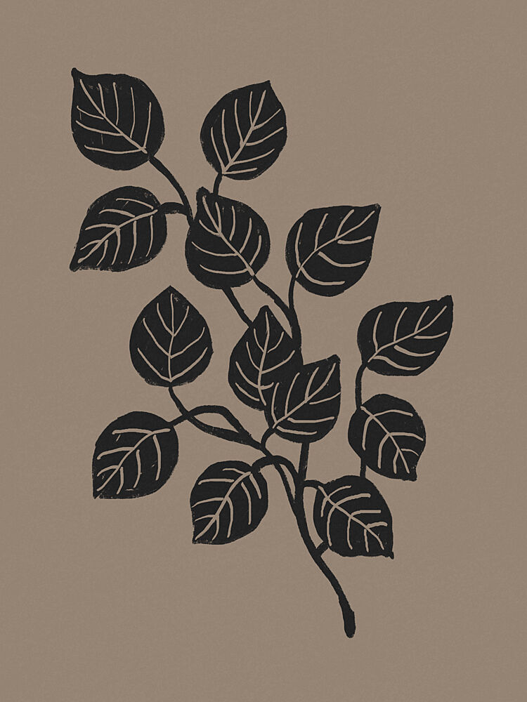 Minimalist Botanical Leaves art print by Krisztina Jung for $57.95 CAD