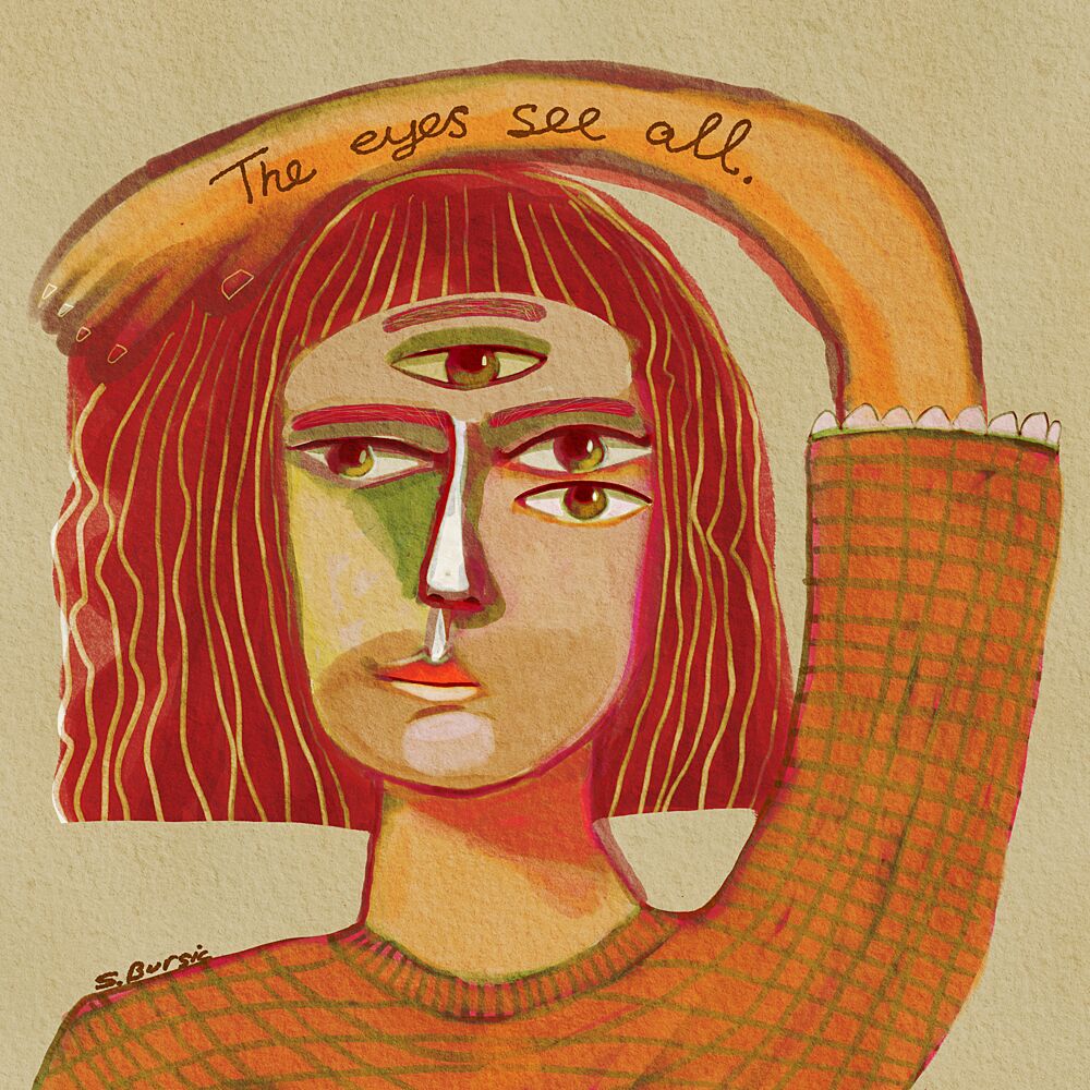 The Eyes See All art print by Sharyn Bursic for $57.95 CAD