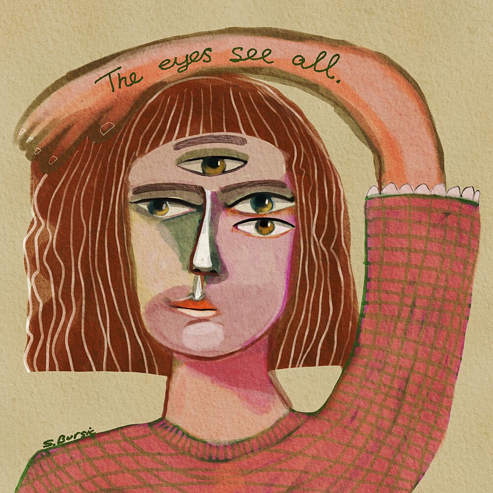 The Eyes See All art print by Sharyn Bursic for $57.95 CAD