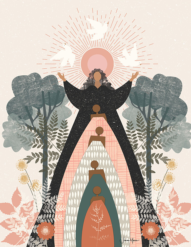 Sacred Motherhood art print by Jemma Morris for $57.95 CAD