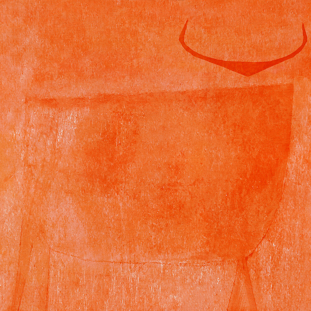 Ancient Orange Shapes art print by Fernando Vieira for $57.95 CAD