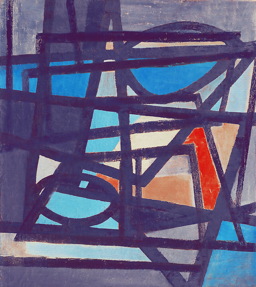 Vibrant Geometric Abstract art print by Fernando Vieira for $57.95 CAD