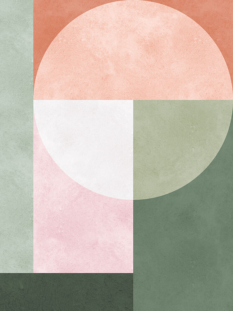 Modern Earthy Geometric art print by Vitor Costa for $57.95 CAD