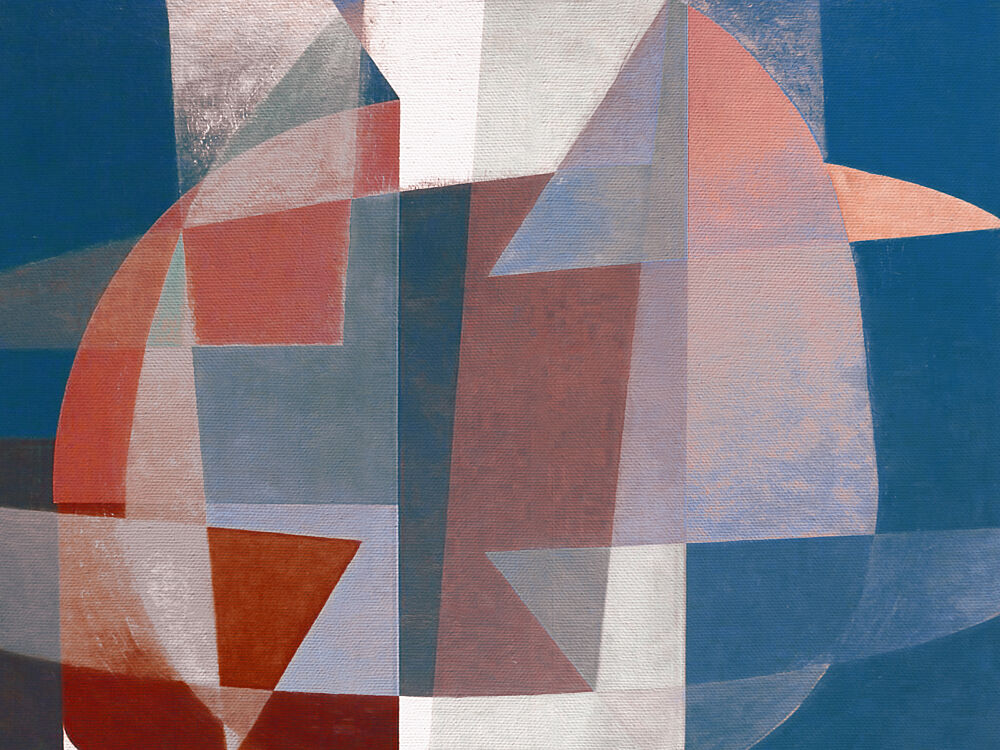 Modern Geometric Composition art print by Fernando Vieira for $57.95 CAD
