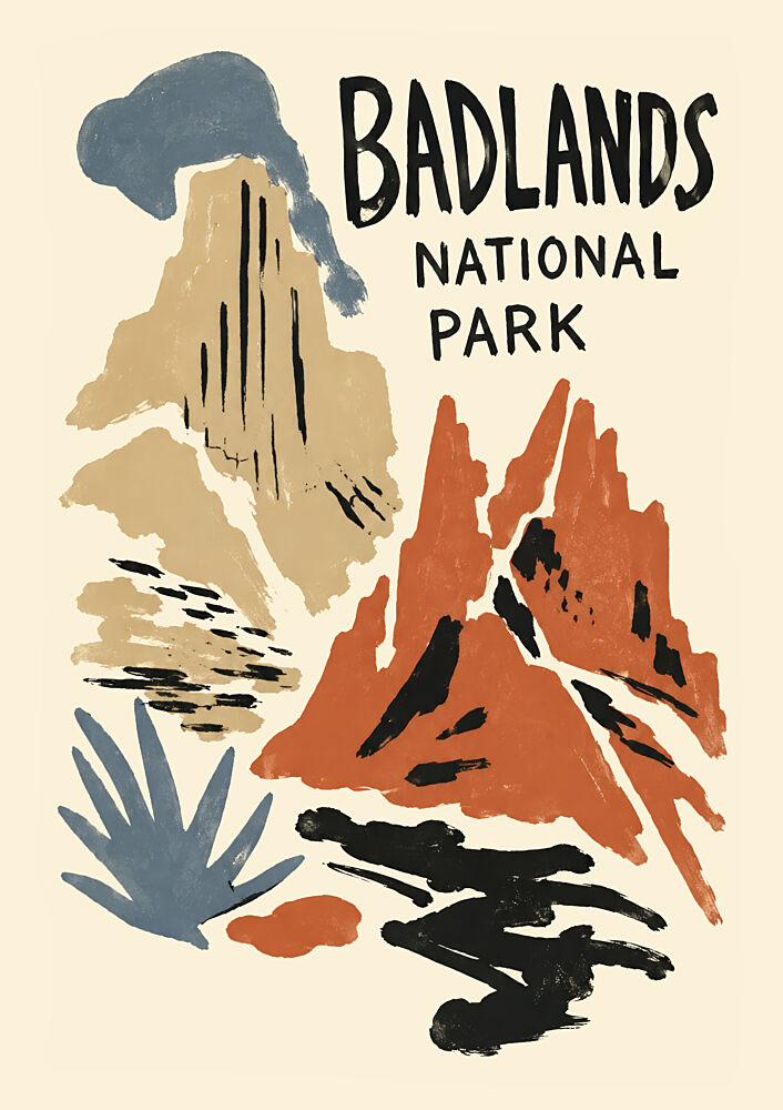 Badlands National Park Landscape art print by Patryk Krygowski for $57.95 CAD