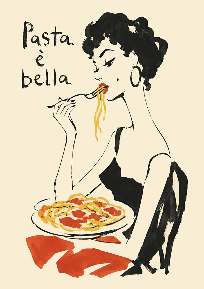 Italian Pasta Beauty art print by Patryk Krygowski for $57.95 CAD