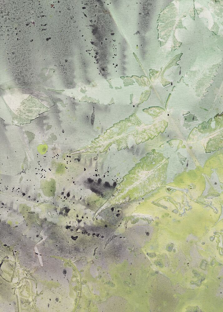 Subtle Leaf Impressions art print by Maira Ribena for $57.95 CAD