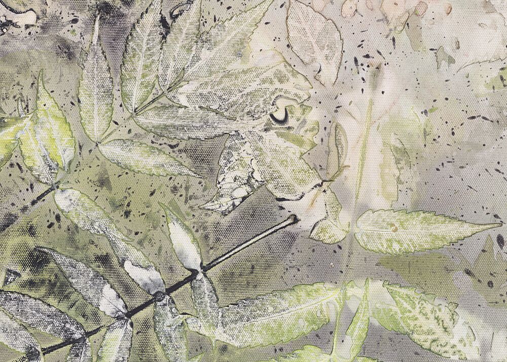Green Leaves Impression art print by Maira Ribena for $57.95 CAD