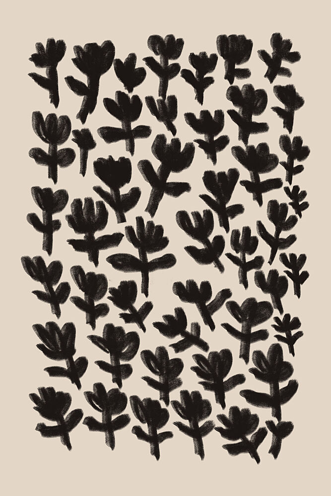 Organic Botanical Field art print by Melloi Art Prints for $57.95 CAD