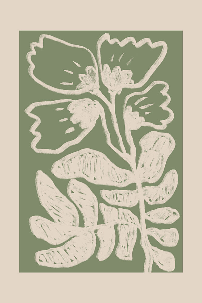 Sage Green Botanicals art print by Melloi Art Prints for $57.95 CAD