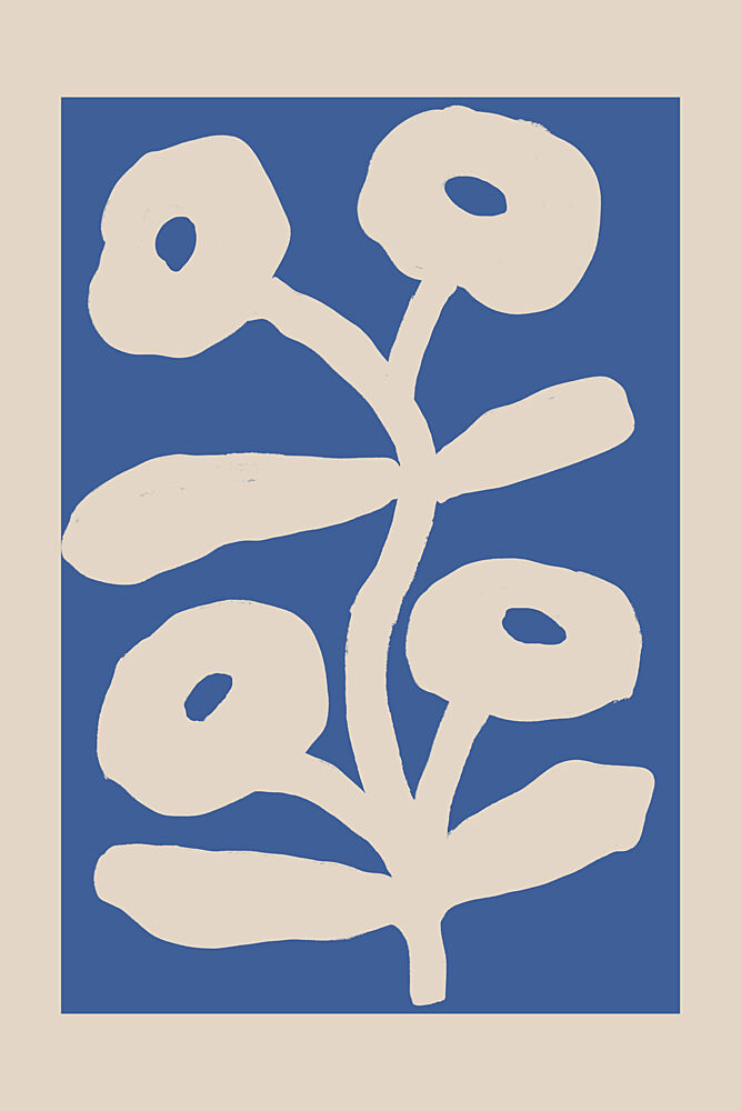 Minimalist Botanical Bloom art print by Melloi Art Prints for $57.95 CAD