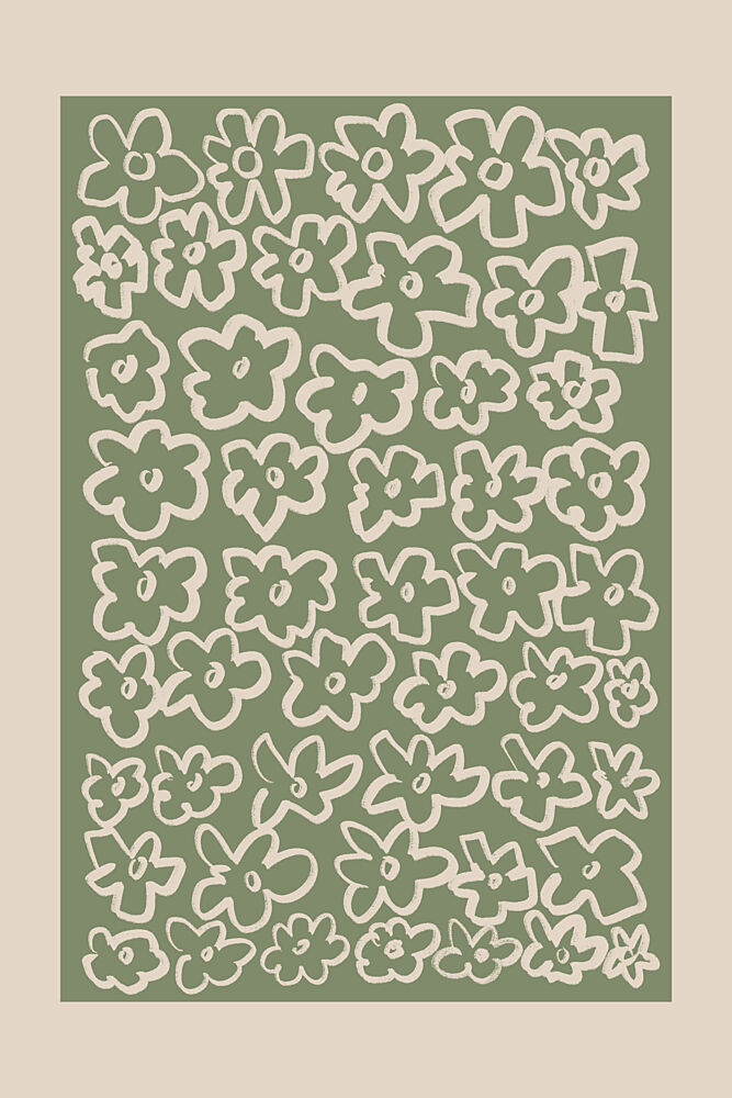 Organic Sage Flowers art print by Melloi Art Prints for $57.95 CAD