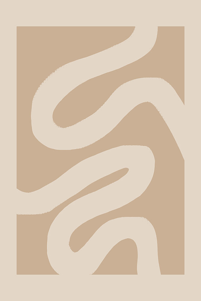 Organic Cream Waves art print by Melloi Art Prints for $57.95 CAD