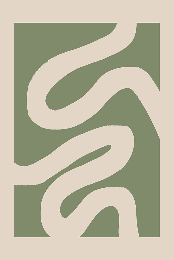 Calm Organic Lines art print by Melloi Art Prints for $57.95 CAD