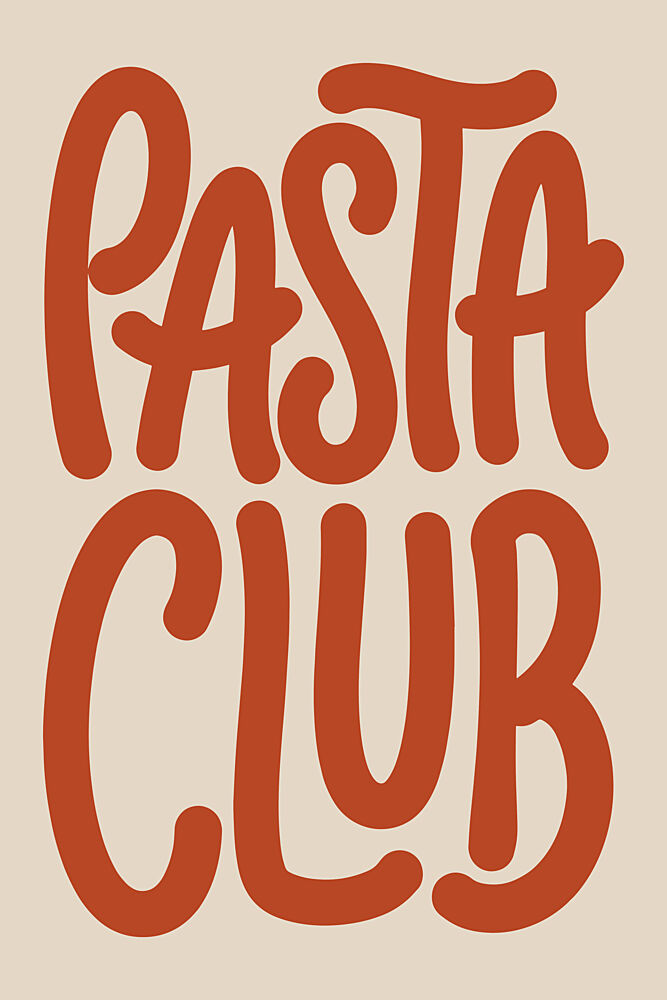 Retro Pasta Club art print by Melloi Art Prints for $57.95 CAD