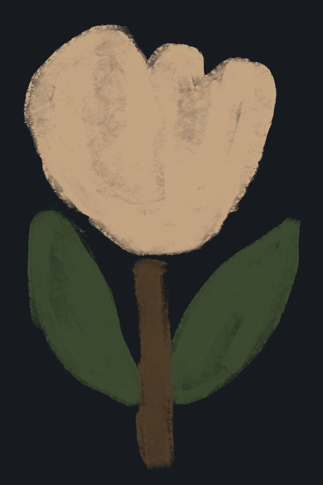 Simple Beige Bloom art print by Melloi Art Prints for $57.95 CAD