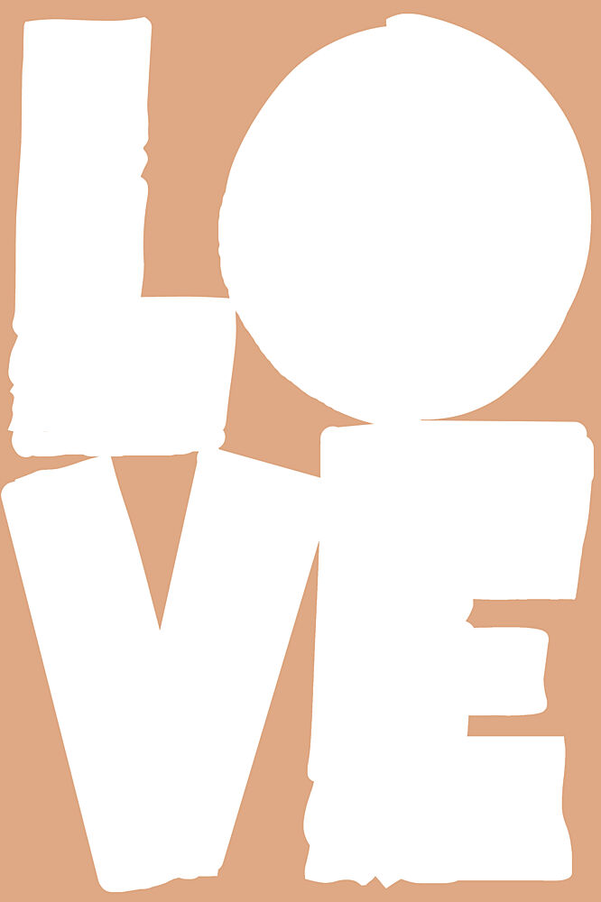 Warm Love Typography art print by Melloi Art Prints for $57.95 CAD