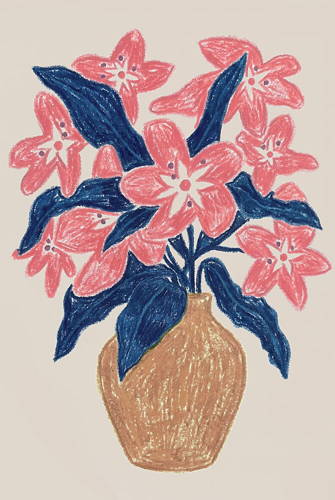Modern Floral Bouquet art print by Melloi Art Prints for $57.95 CAD