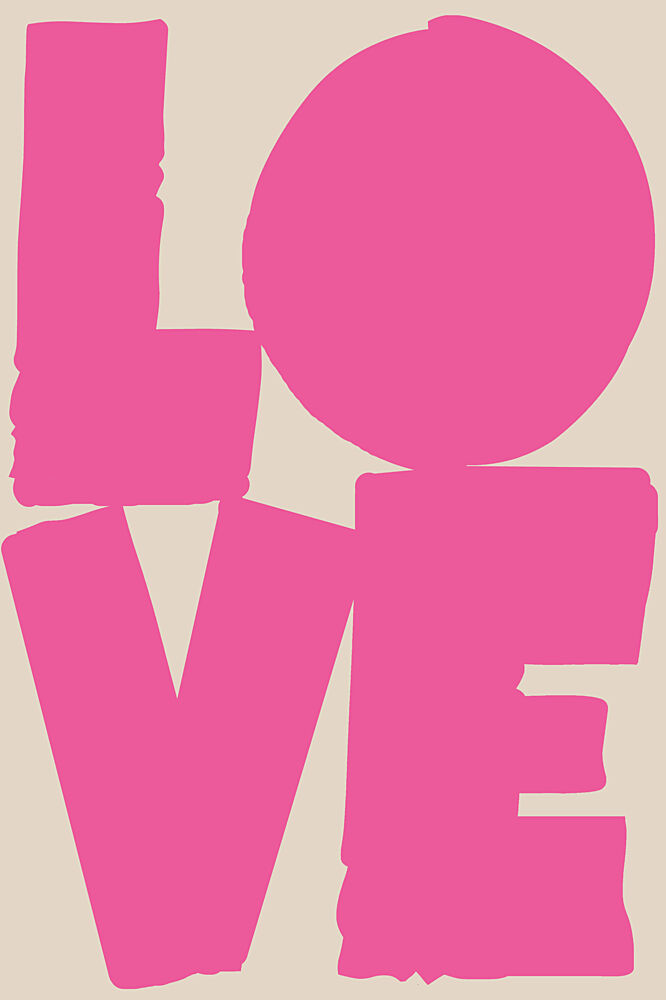 Bold Pink Love art print by Melloi Art Prints for $57.95 CAD