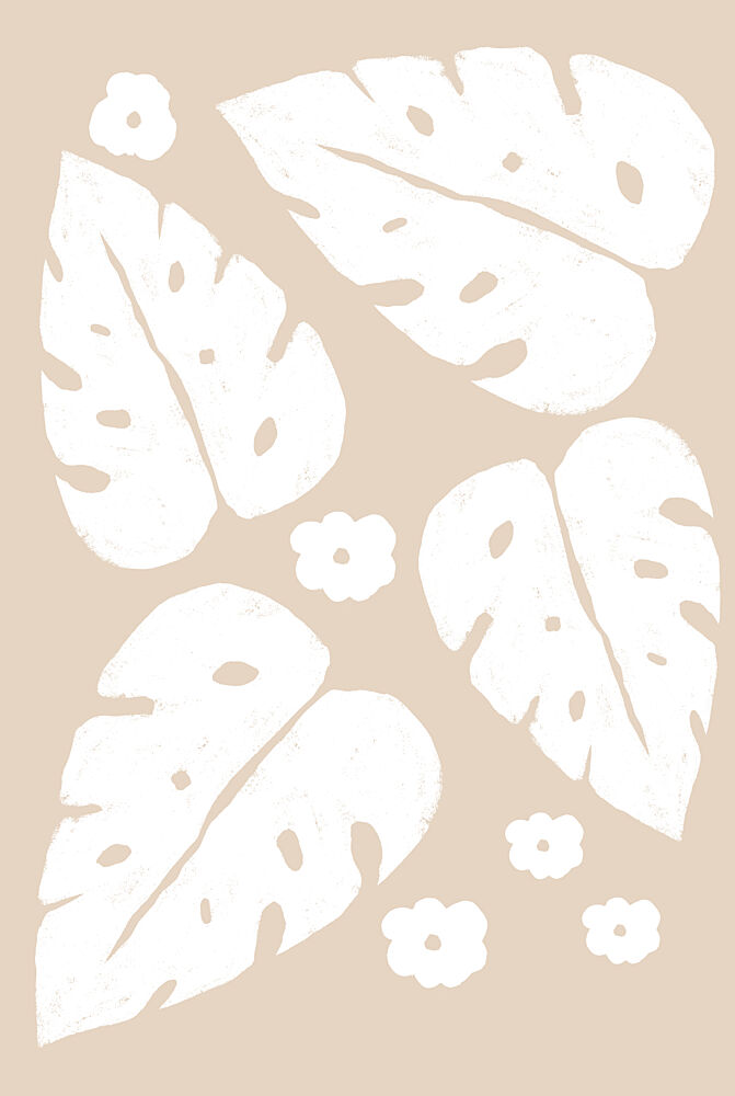Monstera Botanical Flow art print by Melloi Art Prints for $57.95 CAD