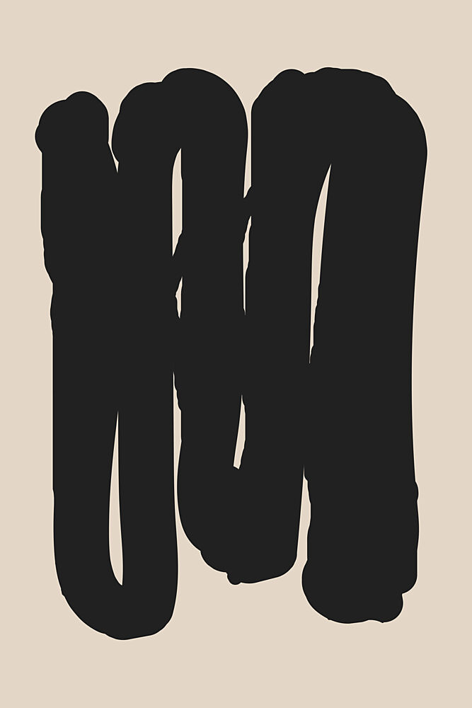Bold Black Strokes art print by Melloi Art Prints for $57.95 CAD