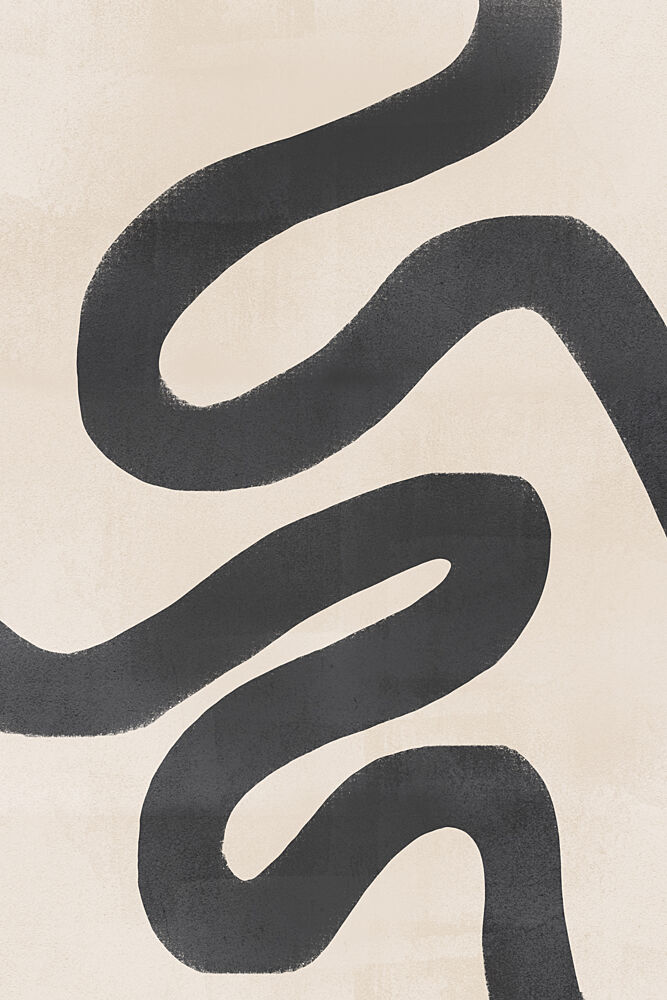 Winding Minimalist Lines art print by Melloi Art Prints for $57.95 CAD