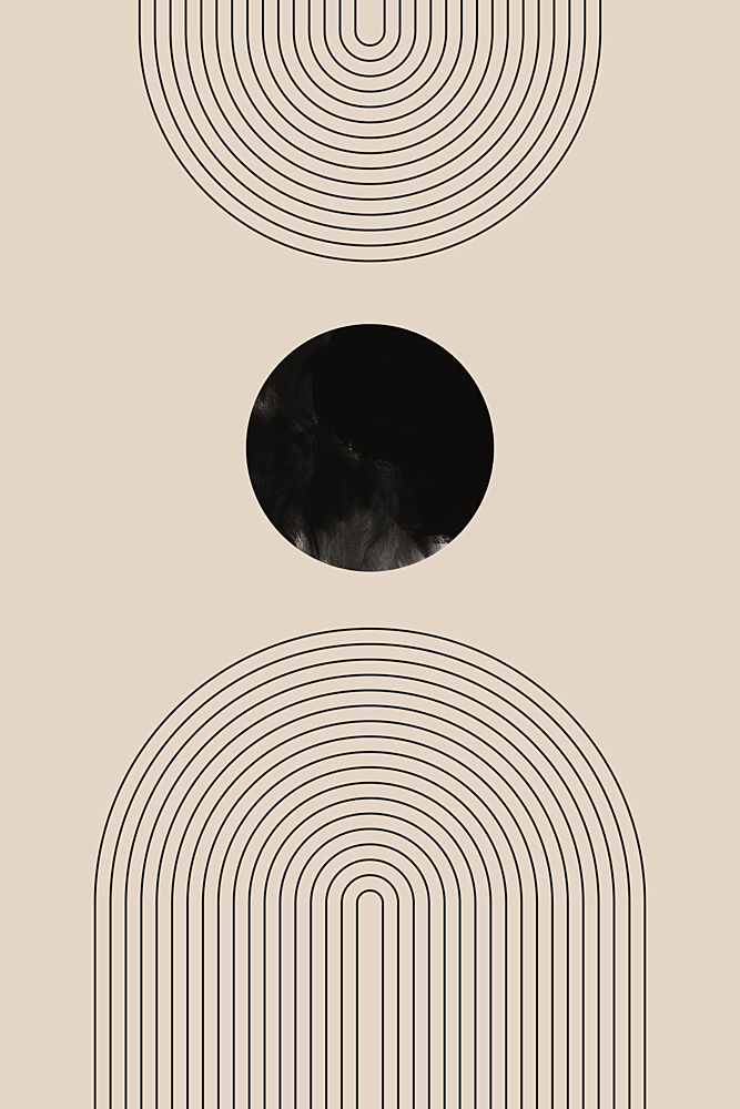 Abstract Lunar Arches art print by Melloi Art Prints for $57.95 CAD