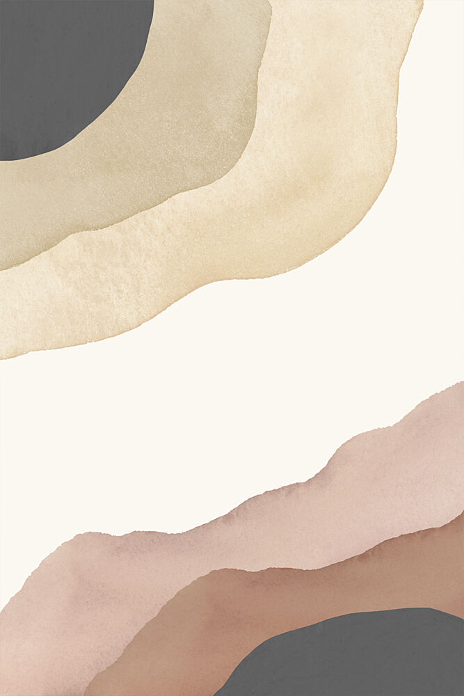 Earthy Wavy Layers art print by Melloi Art Prints for $57.95 CAD