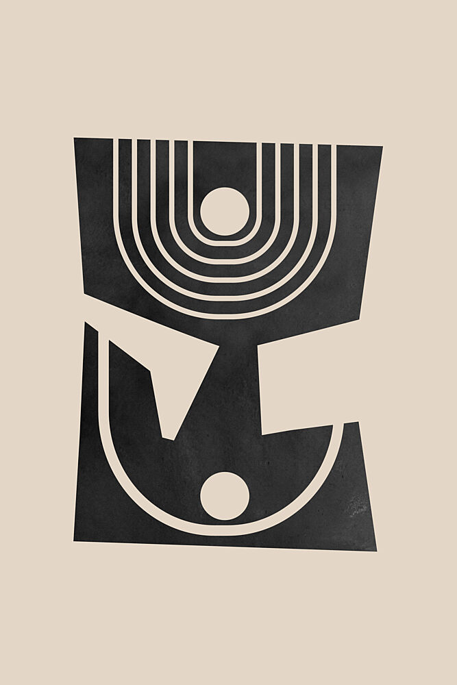 Balanced Geometric Shapes art print by Melloi Art Prints for $57.95 CAD
