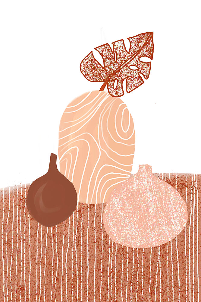 Boho Still Life Vases art print by Melloi Art Prints for $57.95 CAD