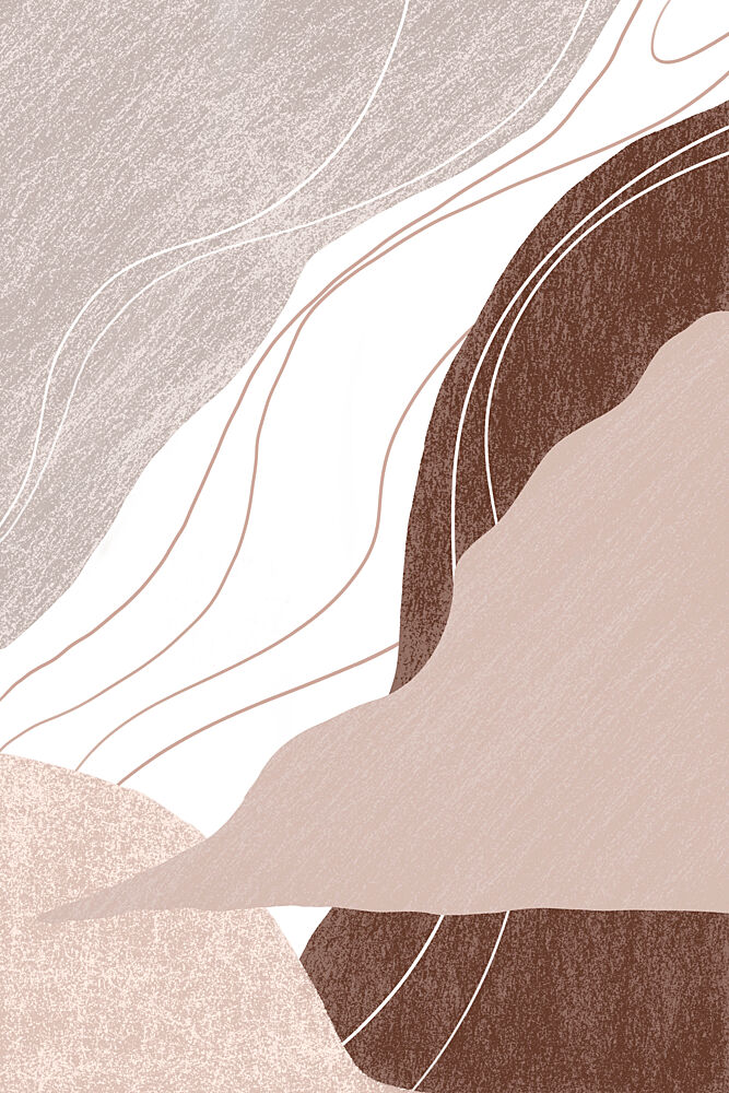 Gentle Abstract Landscape art print by Melloi Art Prints for $57.95 CAD