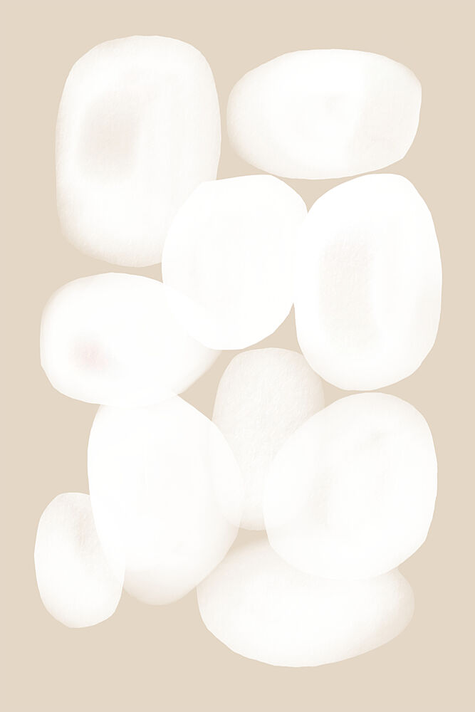 Soft Organic Shapes art print by Melloi Art Prints for $57.95 CAD
