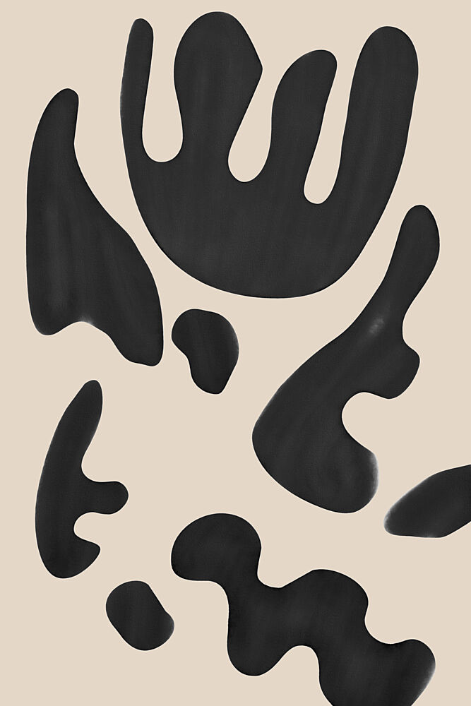 Abstract Organic Shapes art print by Melloi Art Prints for $57.95 CAD