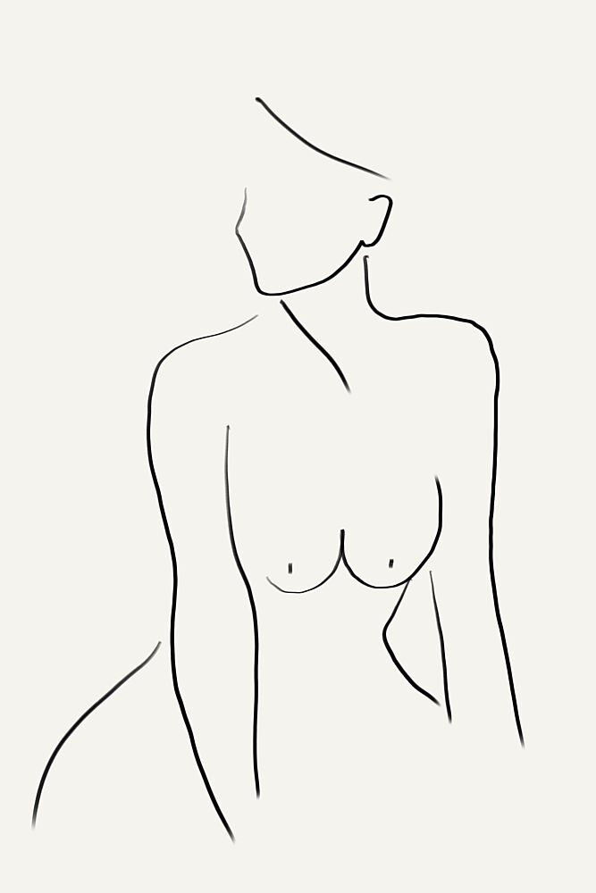 Minimalist Female Form art print by Melloi Art Prints for $57.95 CAD