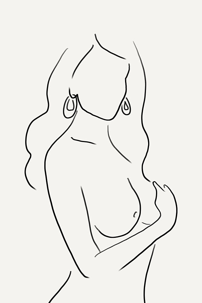 Elegant Minimal Woman art print by Melloi Art Prints for $57.95 CAD