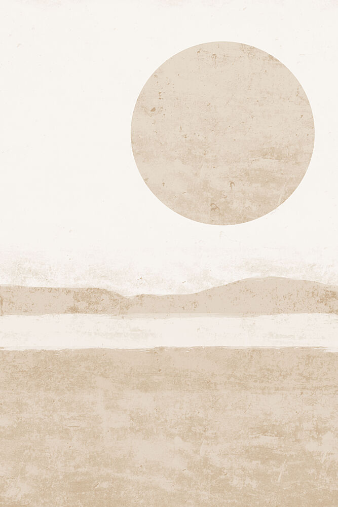 Abstract Desert Sun art print by Melloi Art Prints for $57.95 CAD