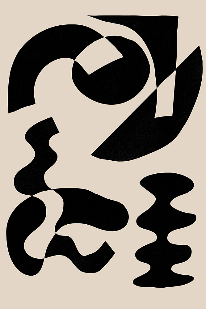 Modern Abstract Forms art print by Melloi Art Prints for $57.95 CAD