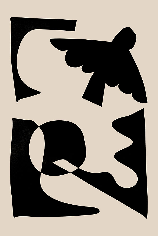 Modern Abstract Shapes art print by Melloi Art Prints for $57.95 CAD