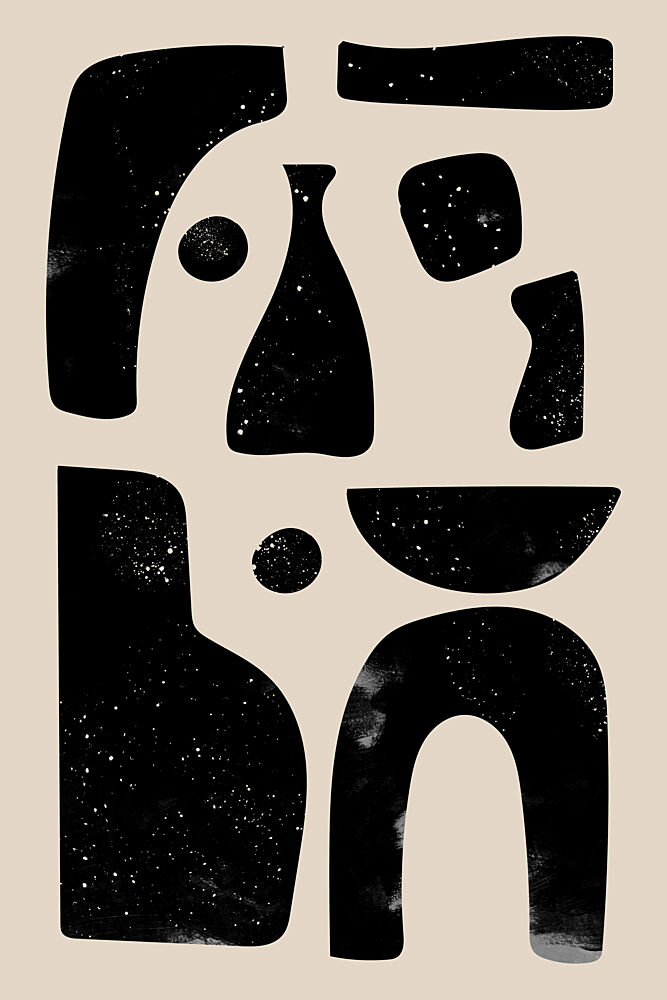 Textured Organic Shapes art print by Melloi Art Prints for $57.95 CAD