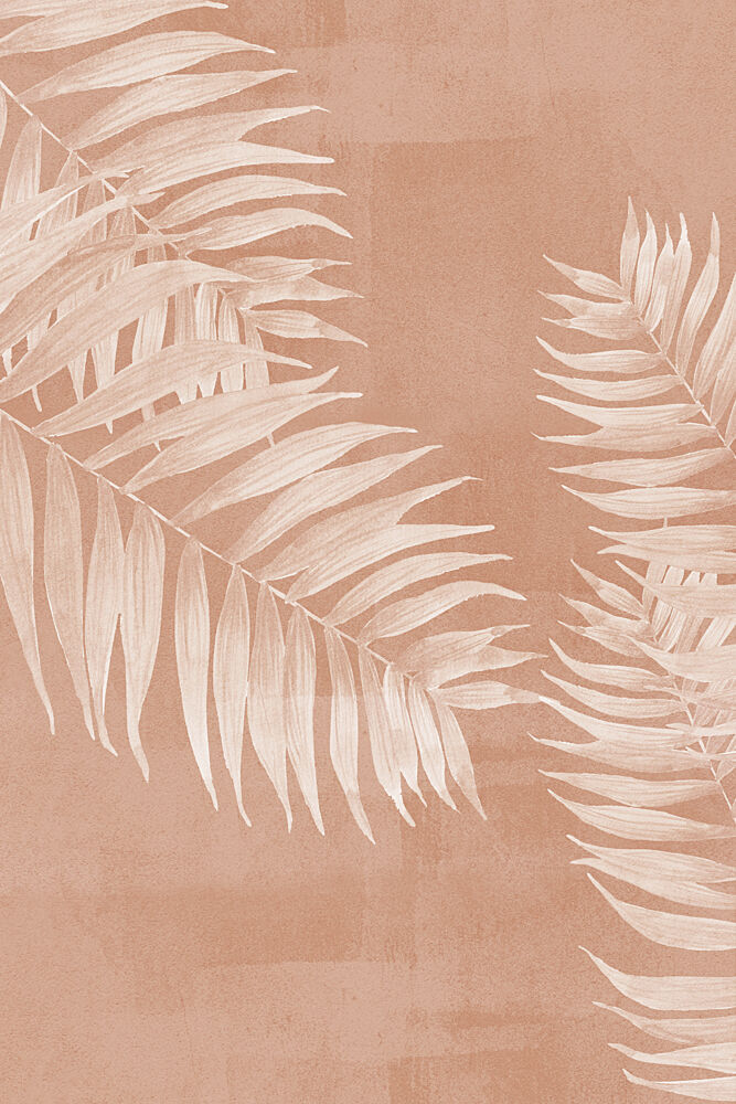 Terracotta Palm Fronds art print by Melloi Art Prints for $57.95 CAD