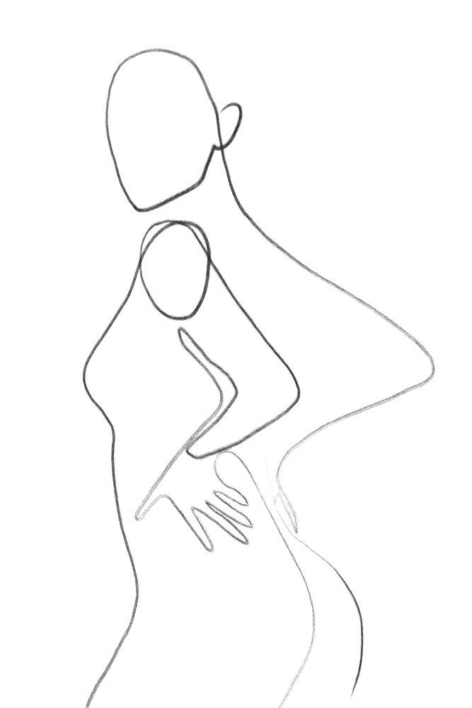 Woman Line Art art print by Melloi Art Prints for $57.95 CAD
